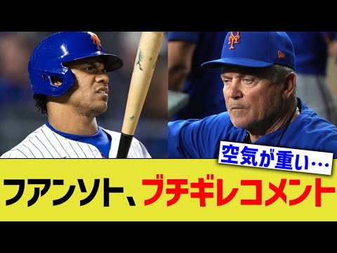 フアンソト、メッツにブチギレコメントwww