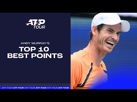 Andy Murray's Top 10 BEST points 🔥