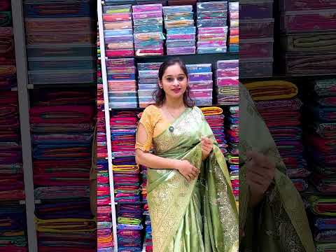 सॅटिन सिल्क साडी कलेक्शन – चमकदार लूकसाठी परफेक्ट | Krishna Textile Market Dombivli