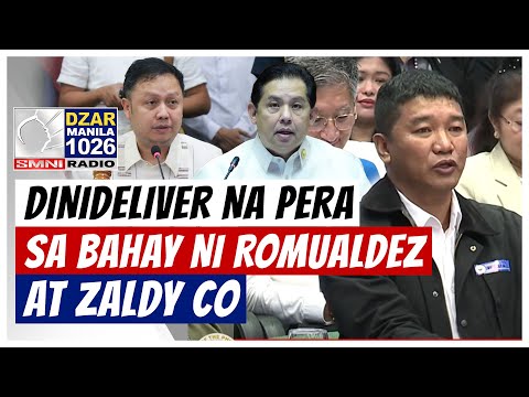 Pagdeliver ng maleta-maletang pera sa bahay ni Zaldy Co at ex-Speaker Romualdez, nabulgar sa Senado