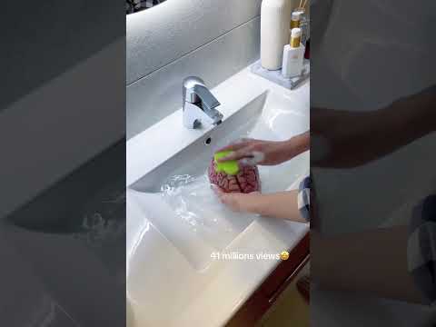 Objectif 41 millions de vues 🩷🧠 #cleantok #nettoyage #cleaning #fakebrain #cerveau #cleaning
