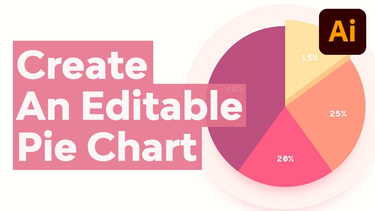 How to Create an Editable Pie Chart in Adobe Illustrator - Envato