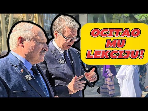 KOGA BRE TI! - LUKASENKO UHVATIO VUCICA U LAZI!: Nemojte da izgubite stare prijatelje!