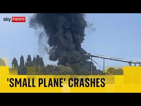 'Fireball' at Southend Airport after 'small plane' crashes