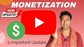 YouTube New Monetization Update : important for all Youtubers & Good News for Roast Channels