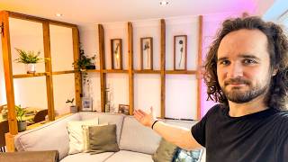 Building a Rustic Wall From Scrap Wood | DIY Project