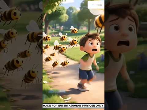 चिंटू के पीछे मधुमक्खियां क्यों पड़ गई 😱 #shorts #trending #cartoon