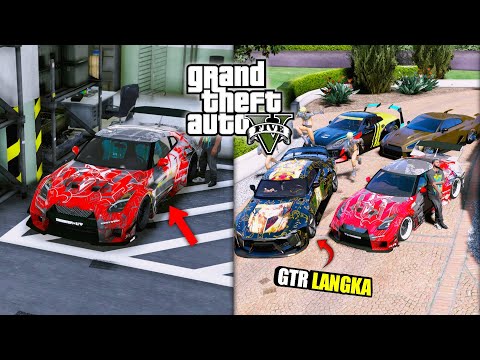 Aku Koleksi Semua Mobil NISSAN GTR TERKEREN Di GUDANG RAHASIA GTA 5 MOD