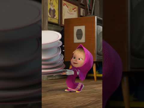 Веришь в приметы? 🐈‍⬛👩 #Shorts #машаимедведь #ПесенкаПриметы #mashaandthebear #tadaboom