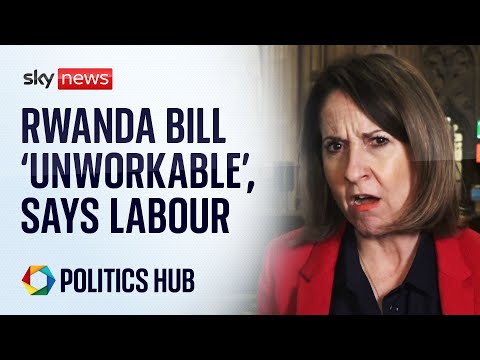 Labour claims Rwanda bill is 'unworkable' as Tory rebellion fizzles out