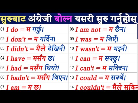 साथीसँग अंग्रेजी सुरुबाट यसरी कुरा गर How to talk English with friends learn English from beginning