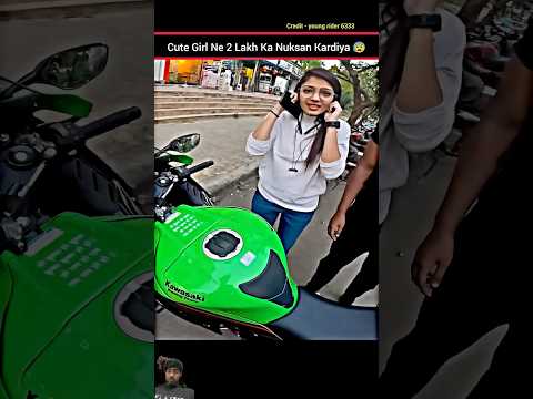 Cute ladki ne 2lack na nuksaan kar diya ๐ฅ๐ฅ #automobile #motovlog #automotiveaddicts #carblogindia