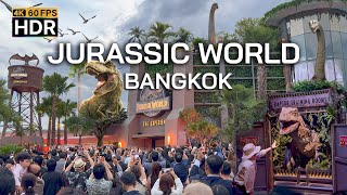 🇹🇭 4K HDR | The New Jurassic World: The Experience in Bangkok Thailand | Full Walking Tour