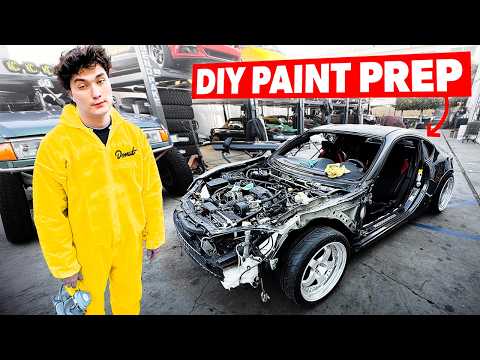 DIY Car Painting: Transforming the F FRS with Tristan and the Donut Team