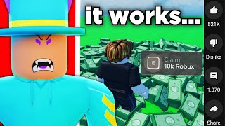 I Tested Every FREE ROBUX Short...