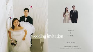 💌 타코사마세상 여러분들께 보내는 청첩장.•♥ 한일커플 7년 연애중 결혼식 당일🇰🇷🇯🇵