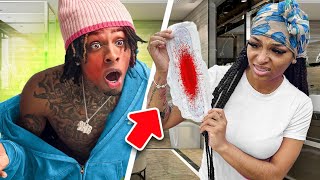 PUTTING PERIOD🩸ON TJ FACE *NEVER AGAIN* 🤦🏽‍♀️