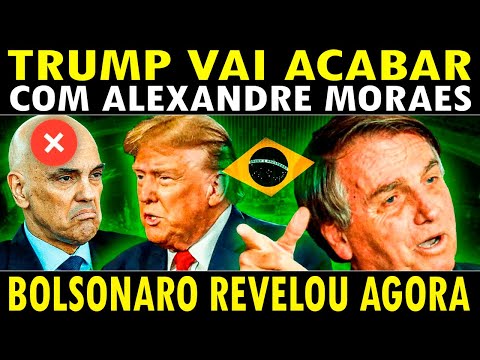 BOLSONARO DIZ QUE TRUMP IRÁ PRENDER ALEX4NDRE D* M0RAI$!!!