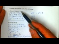 Understanding Algebraic Expressions and Operations