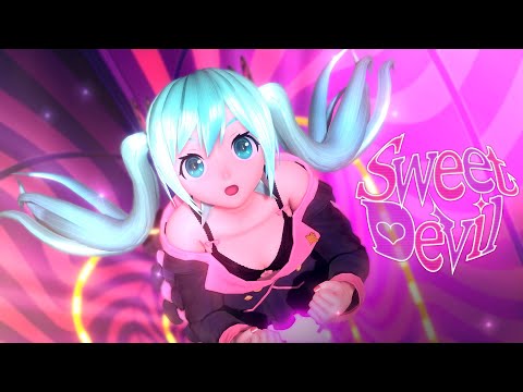 「4K 60 fps」 Sweet Devil feat. Hatsune Miku (remix RADART Inc)  | Project DIVA Arcade Future Tone