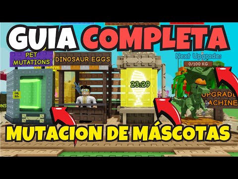 🦖🦴¡Cómo completar la ACTUALIZACIÓN MUTACIÓN DE MASCOTA en GROW A GARDEN!  - Guía Completa