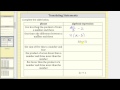 Translating Statements into Algebraic Expressions