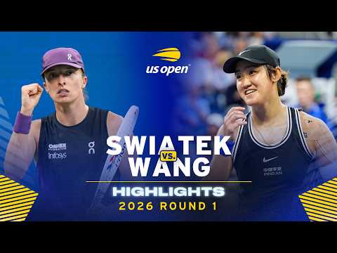 Iga Swiatek vs. Xiyu Wang Highlights | 2026 US Open Round 1