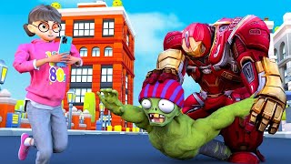 Nick Becomes Hero NICK-BUSTER to Protect the Earth | Funny Superhero Animation