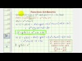Operations with Functions and Domains