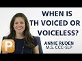 Voiced and Voiceless TH Sounds