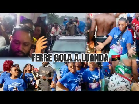 Arrivée de FERRE GOLA en ANGOLA, Démonstration de force de Gaulois MOBONDO! Avant goût Concert ARENA