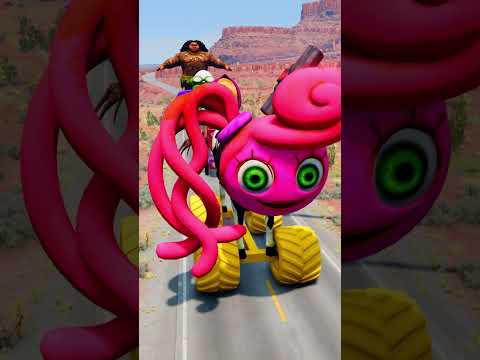 Funny & Weird Cars VS Hammer Monster in BeamNG.drive