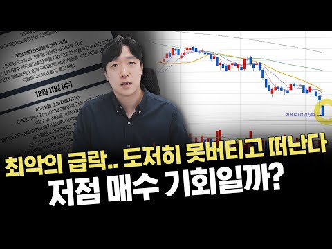 너무 불안한 개인들 결국 투매에 동참.. 앞으로의 증시 예상 시나리오｜주요 이슈 및 시황