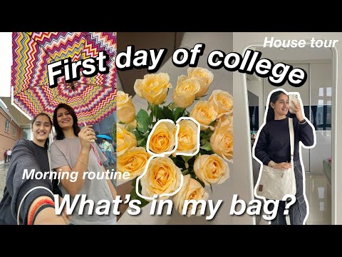 FIRST DAY OF COLLEGE | What's in my College Bag?