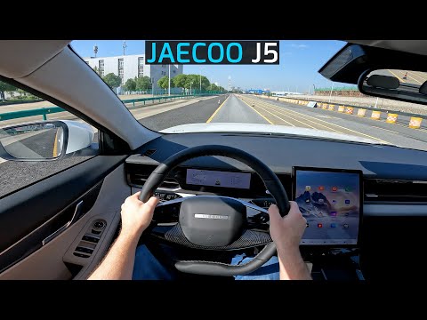 JAECOO J5 POV TEST DRIVE I EXTERIOR AND INTERIOR I GLOBAL LAUNCH EVENT IN CHINA