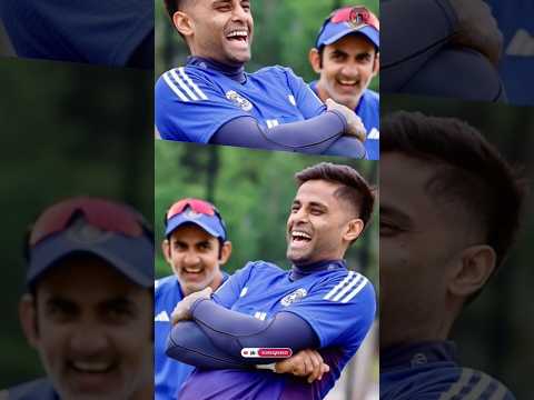 गौतम गंभीर कप्तान सूर्यकुमार यादव से बातचीत करते हुए #shorts #creative #cricketshorts #creativecreat