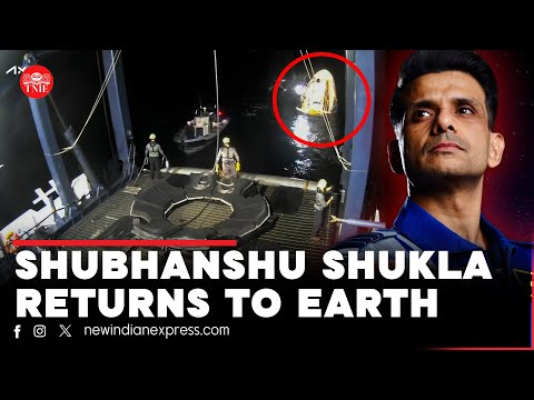 Shubhanshu Shukla and crew make successful splashdown in California | Axiom 4 | Space X