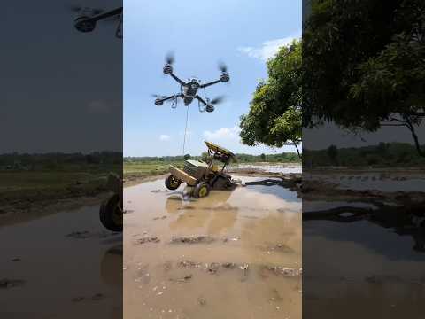 Tractor Vs Drone #shorts #outofmindexperiment