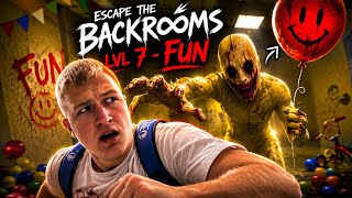 LEVEL FUN VŮBEC NENÍ FUN (escape the backrooms lvl. 7)