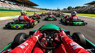 Ayrton Senna's Family Invited Me To A CELEBRITY KART RACE In Brazil... 🇧🇷