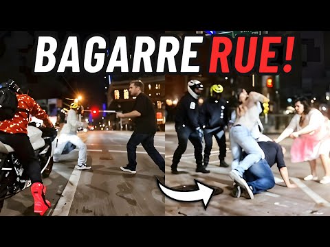 IL TOMBE SUR LA MAUVAISE PERSONNE ET SE PREND DE GROSSES PATATES ! - MOMENTS EPIQUES MOTORCYCLE