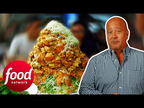 Andrew Zimmern Presents A GIANT Lobster Mountain In Toronto | Bizarre Foods: Delicious Destinations