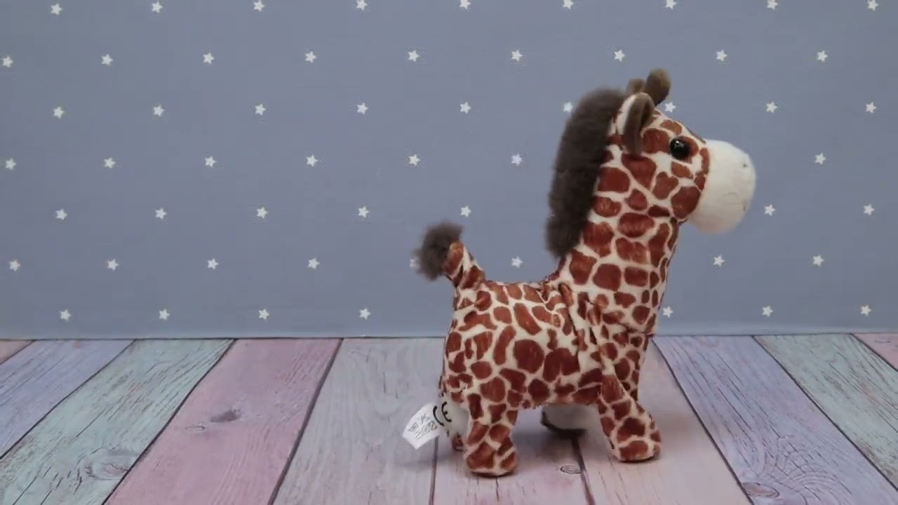 Жираф Animal World интерактивный плюшевый - видео