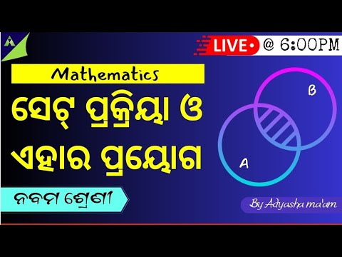 CLASS - 9 MATHEMATICS CLASS|SET THEORY & IT'S APPLICATION|IMPORTANT THEORY WITH EXAMPLES