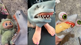 Funny Shark Puppet TikToks Compilation | Try Not To Laugh Watching Shark Puppet Shorts✔