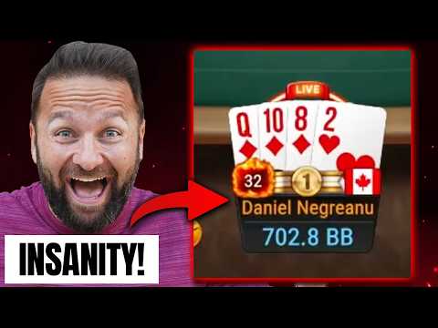 New Video from Daniel Negreanu: MASSIVE Stack in the WSOP Online $5K PLO High Roller!