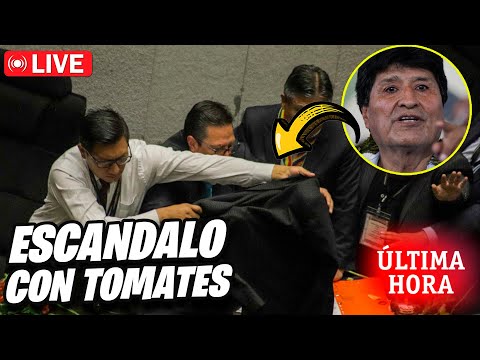 🔴ESCANDALO BOLIVIA NUEVO ENFRENTAMIENTOS CON TOMATES🔥