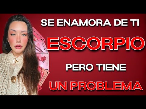 ESCORPIO ♏️ ALGUIEN SE ENAMORO DE TI, PERO TIENE UN PROBLEMA 😭🚨 HOROSCOPO #ESCORPIO HOY TAROT AMOR