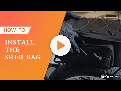 Quick Tips - How to install the SR100 bag. #Cyrusher #Bikebag #SR100