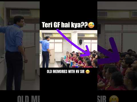 Old memories with NV Sir..😊| Class Raid in Kota😁| Part 2 | #nvsir #kota #motionkota #funny